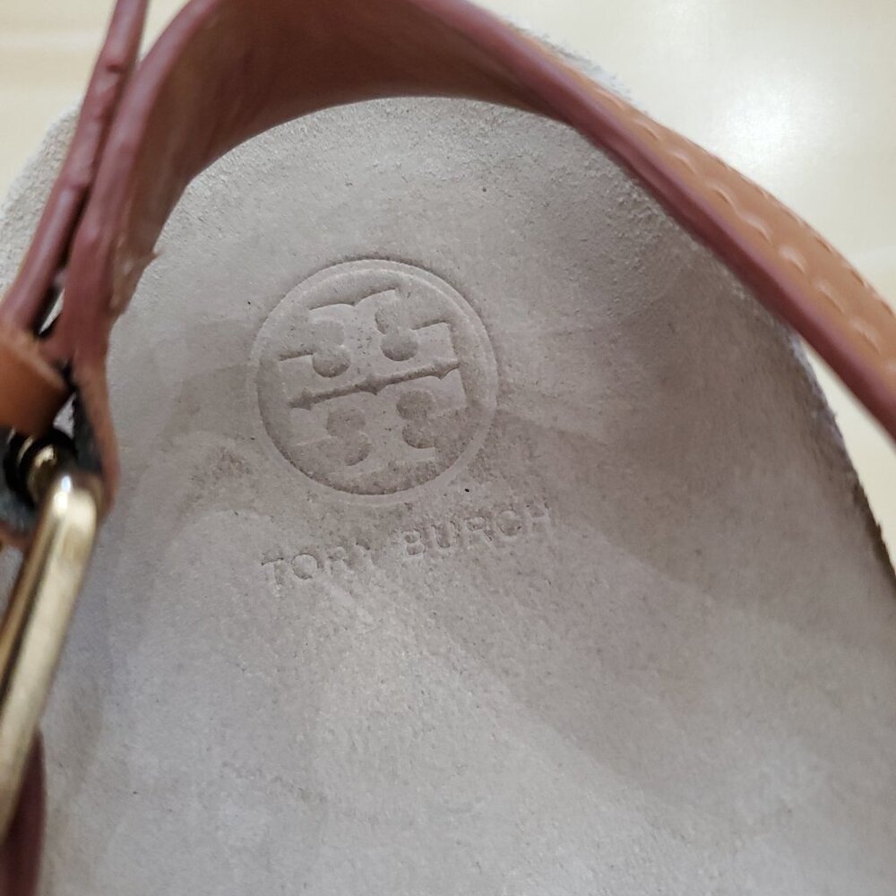 Tory Burch Corey Multi Patchwork Stripe Flatform … - image 10